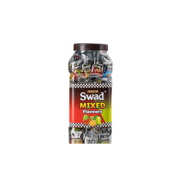 Swad Mixed Assorted Candy Jar – Kaccha Mango, Imli, Coffee, Pan – Indian Sweets UK